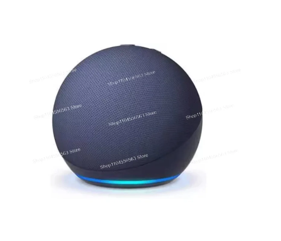 Smart Speaker with LED Clock Display, Household Voice Control Smart Audio Assistant
