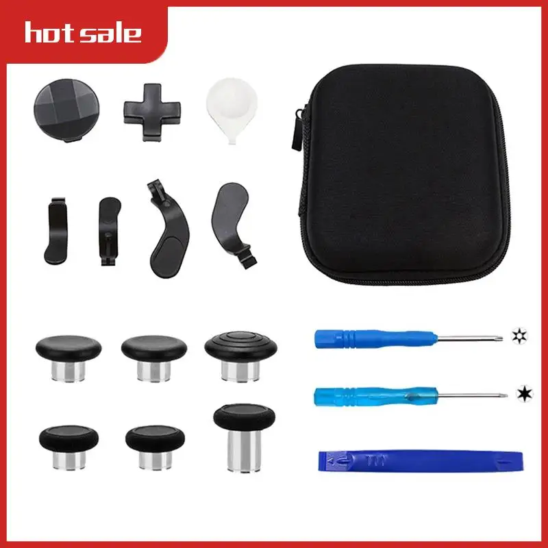 

17PCS Metal Paddles Thumb Grips Core Joystick Kit For One Elite 2 Enhanced Precision Game Controller Parts