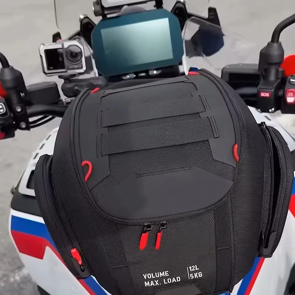 Motorcycle Waterproof Fuel Tank Bag Logo 12L Tool Backpack Portable For BMW R1300GS Adventure GS1300 R 1300 GS ADV 2024 2025 image 3