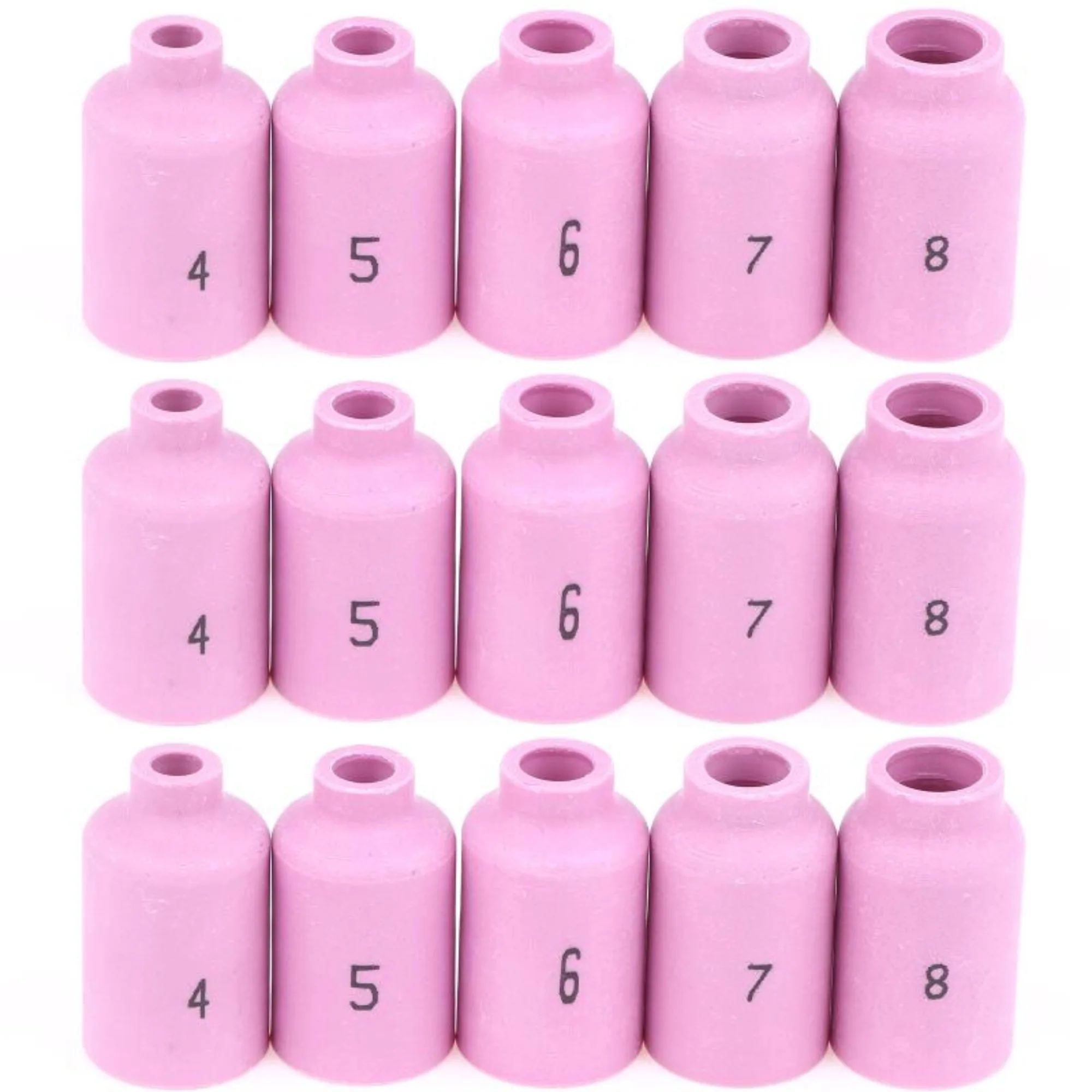 

5PCS 42mm 54N14 54N15 54N16 54N17 54N18 Alumina Ceramic Nozzles For TIG WP17 18 26 Welding Torch Accessories