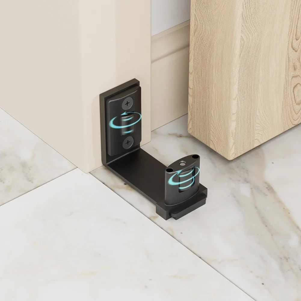 

Нижняя направляющая для пола двери сарая из углеродистой стали премиум-класса с регулируемым шкивом, противоударное устройство для надежной опоры двери