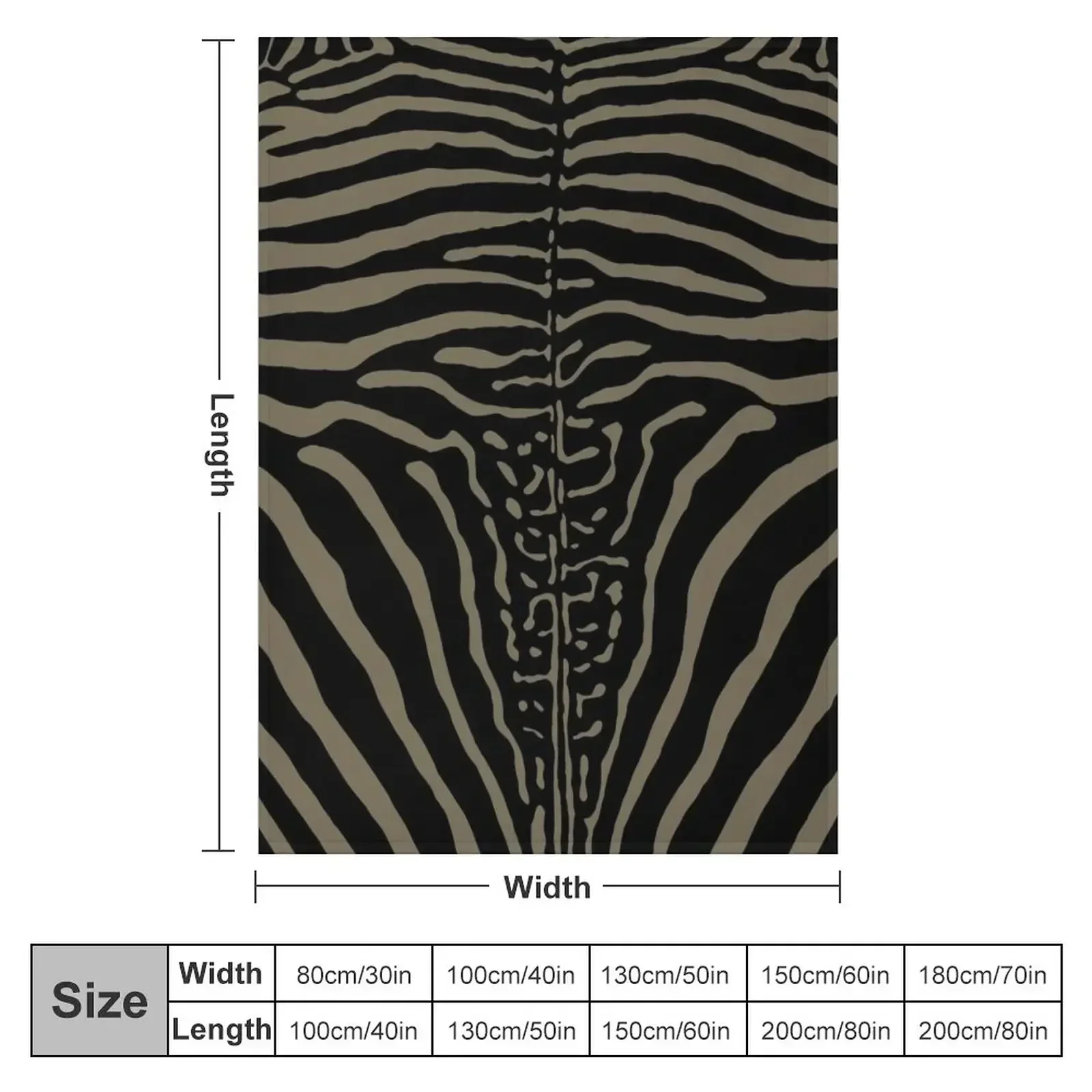 Zebra Stripes Print Skin Hide | Texture Throw Blanket Cute Sofa Heavy Hair Blankets