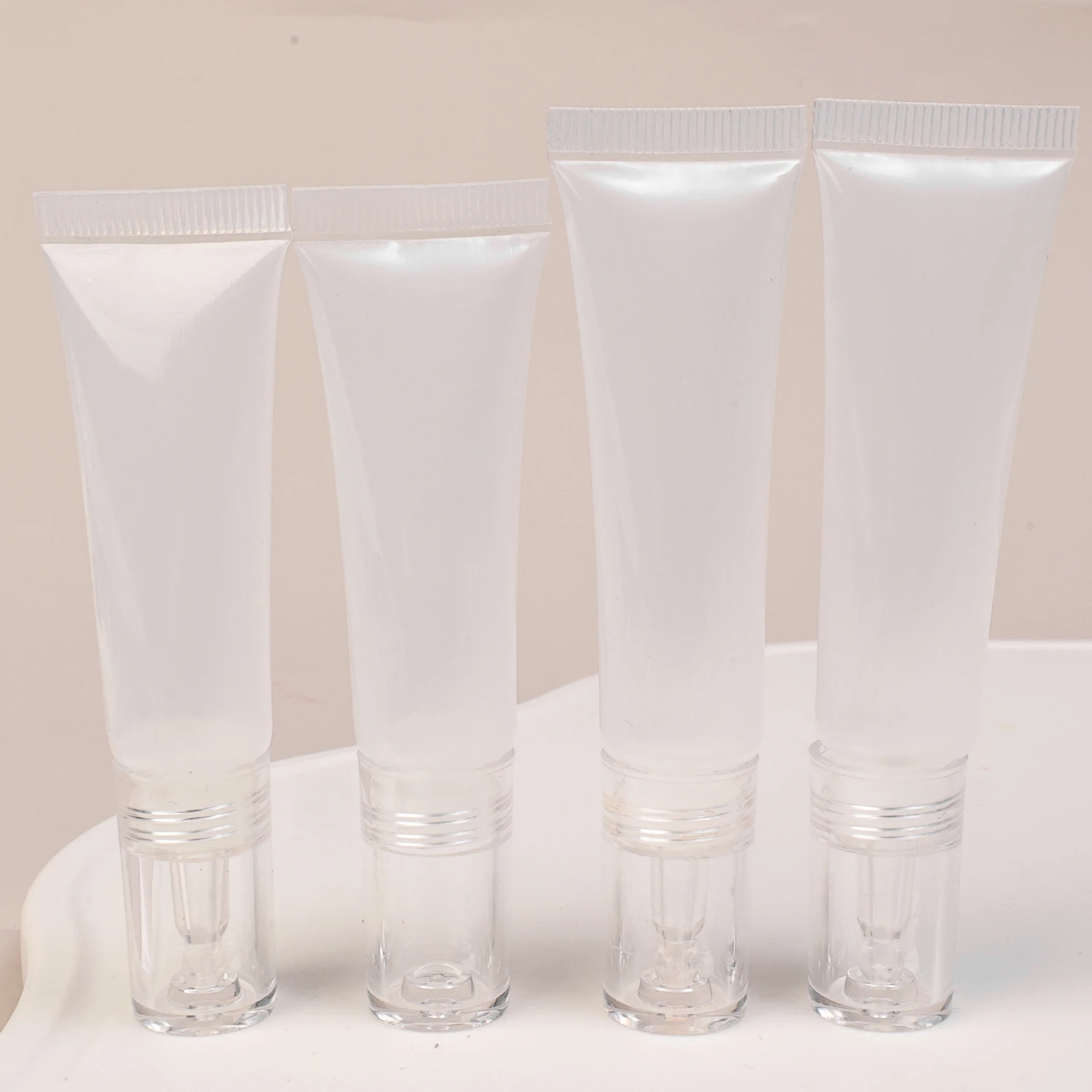 10-1pcs Cosmetic Soft Refillable Bottle Portable Travel Cream Packaging Accessories Plastic Liquid Foundation Empty Container