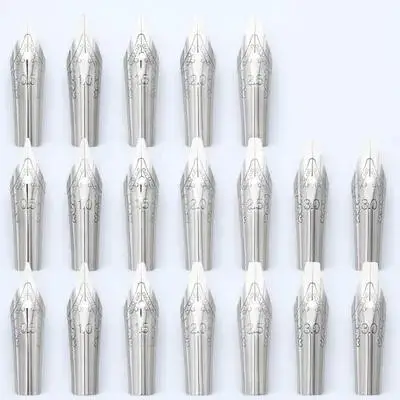 

30 шт., стальные наконечники для перьевых ручек, замена для письма, рисования, каллиграфии, практики, студентов, художников, инструменты для начинающих