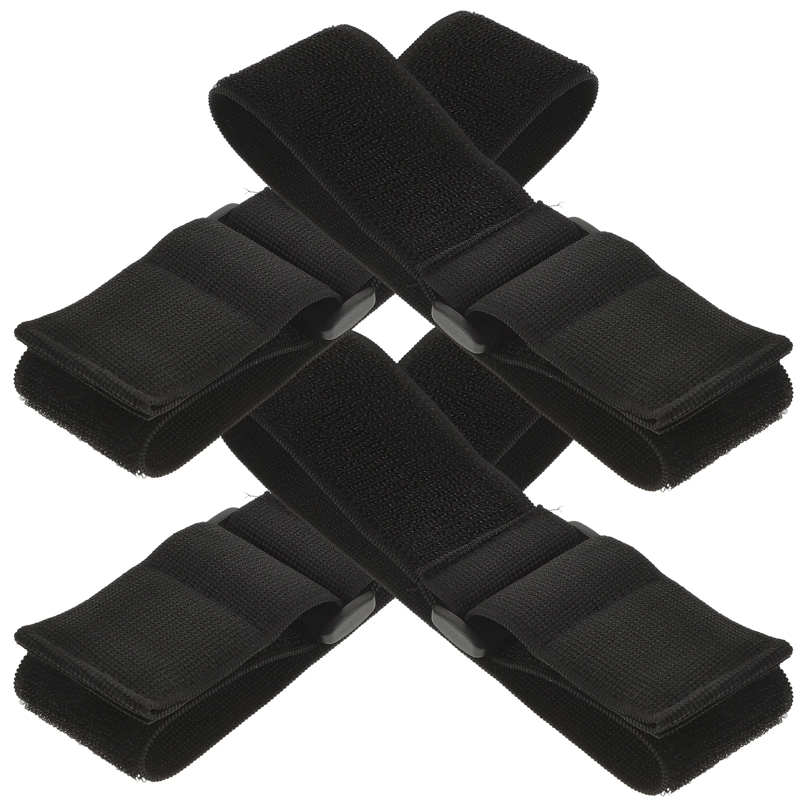 

4pcs Arm Strap Elastic Hook Loop 50x500mm Reusable Fastening Cinch Straps for Running Gear Home Car