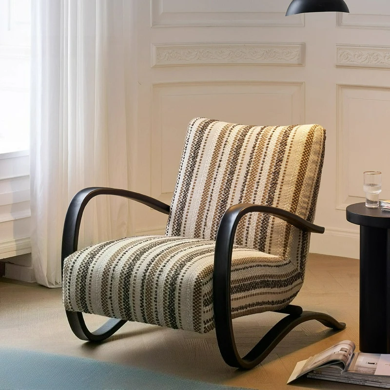 

Leisure chair living room French retro balcony bedroom sofa chair antique single chair