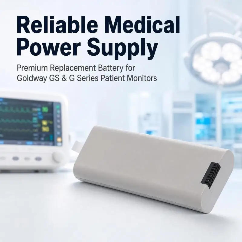 LI3S200A Replacement Li-ion Battery for Philip s Goldway GS10 GS20 G30 G30E G40 G40E TC10 TC20 Patient Monitor Medical Equipment