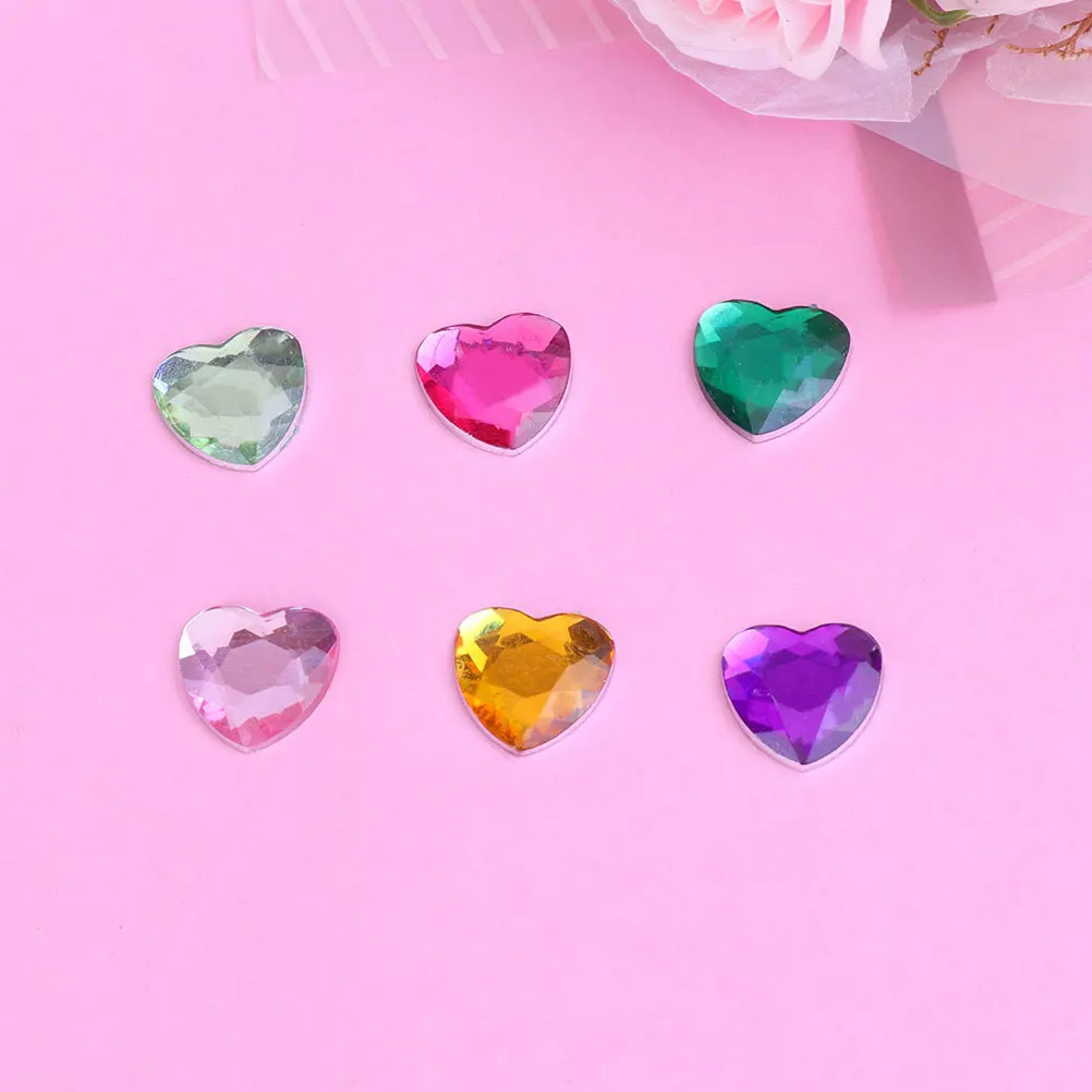 

Acrylic Stickers Pentagram Crystal for DIY Craft Kids Scrapbook Acrylic Gem Bright Color No Rhinestone Stickers Glue