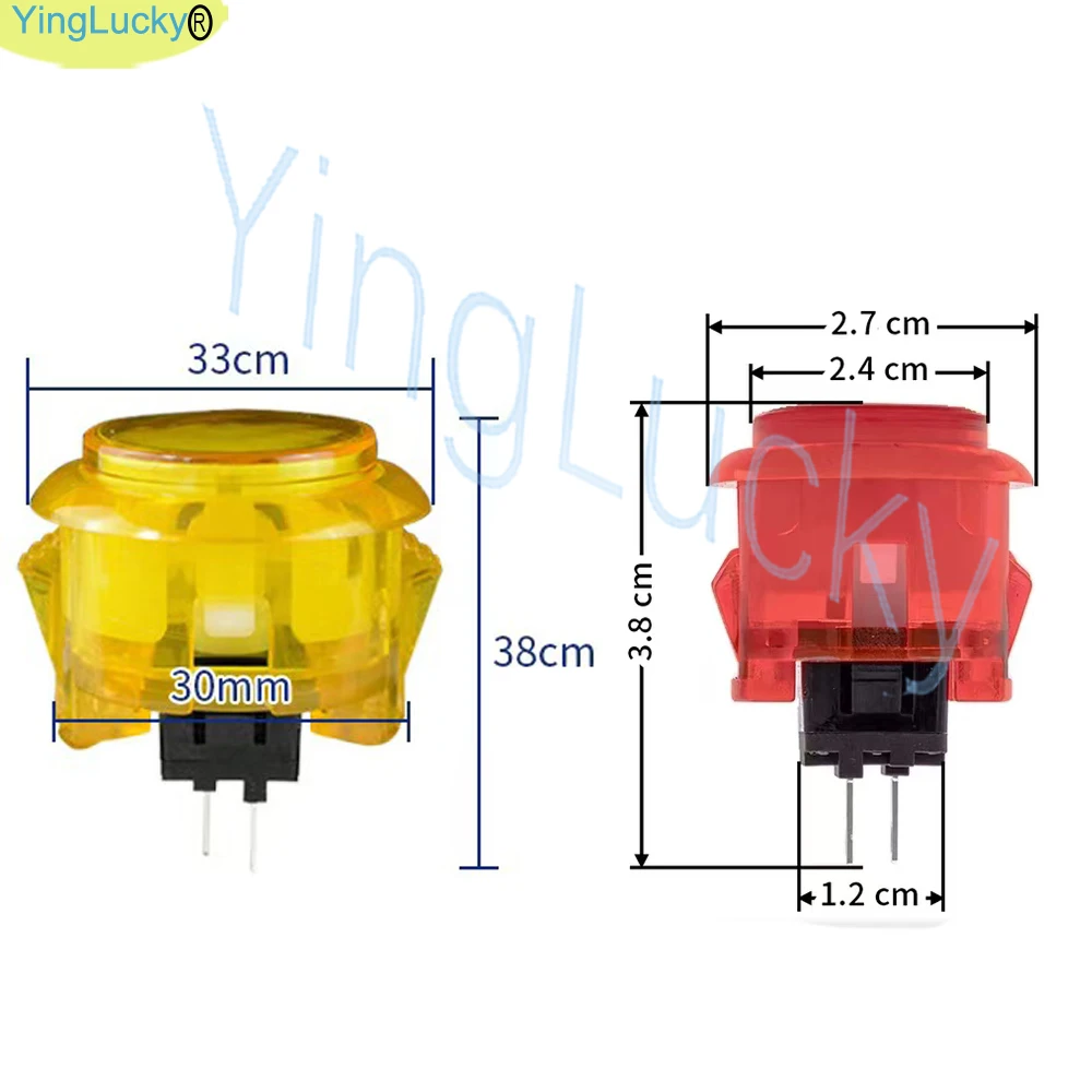 Kit joystick fai da te PC Raspberry Pi Kit gioco arcade 2 giocatori WitPiArcadePushButton Joystick stile americano Cavi codificatori USB Mame