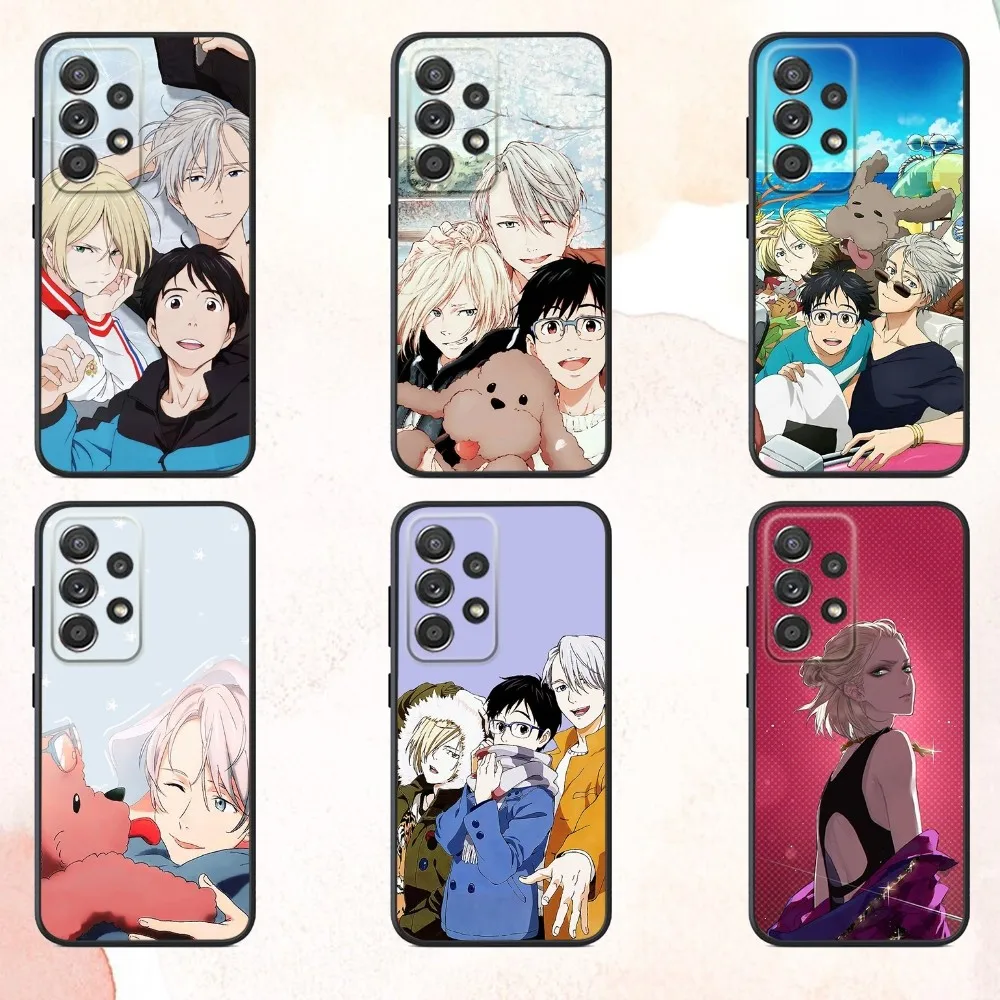 

Anime Yuri on Ice Phone Case For Samsung S25,S24,S21,S22,S23,S30,Ultra,S20,Plus,Fe,Lite,Note,10,9,5G Black Cover