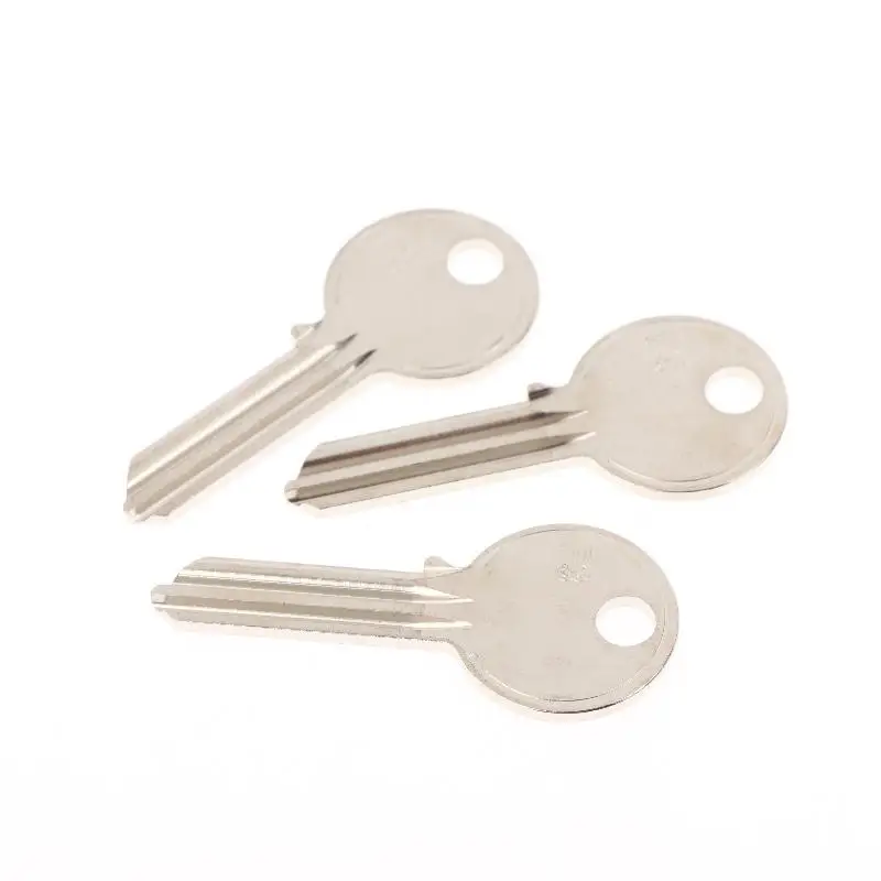 10 Uds F3 llaves en blanco de doble ranura-accesorios de molde de llave de cerradura de puerta de casa, suministros de herramientas de repuesto de Hardware DIY