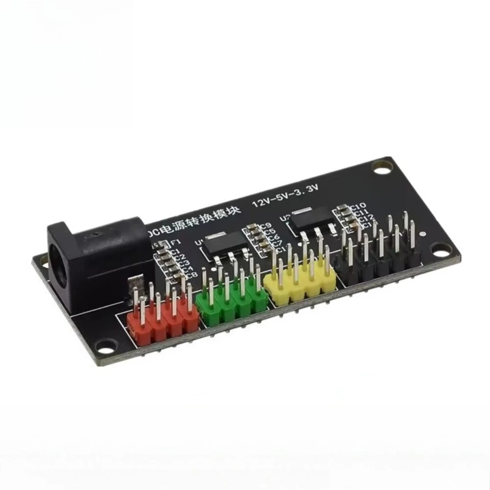 5pcs Multi Output Power Module DC DC 12V to 3.3V 5V 12V Triple Voltage Converter for Arduino Raspberry Pi