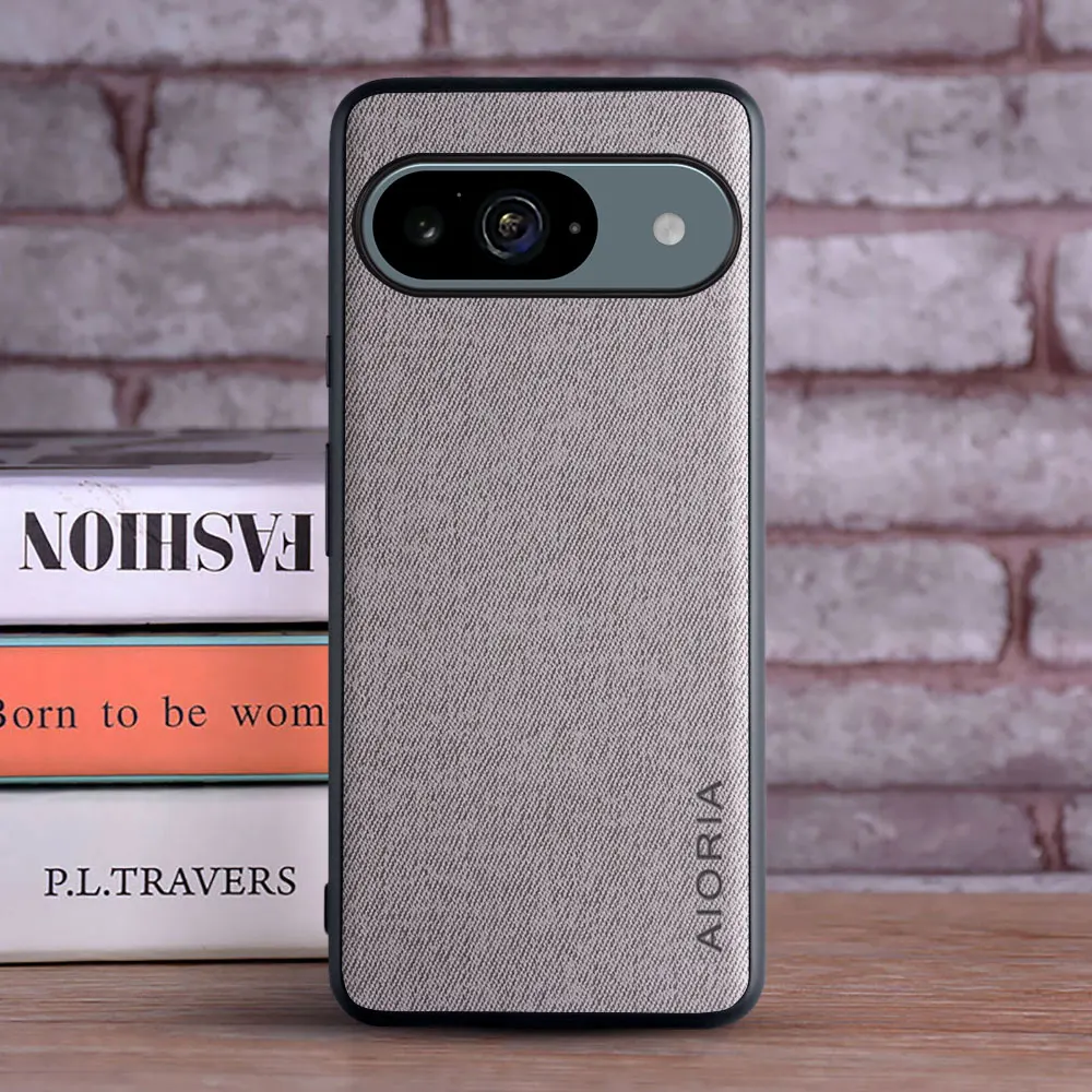 Textile Case for Google Pixel 9 9a Pro 9 Pro XL 9 Soft TPU Hard PC material perfect touching feel Google Pixel 9 Pro XL Case