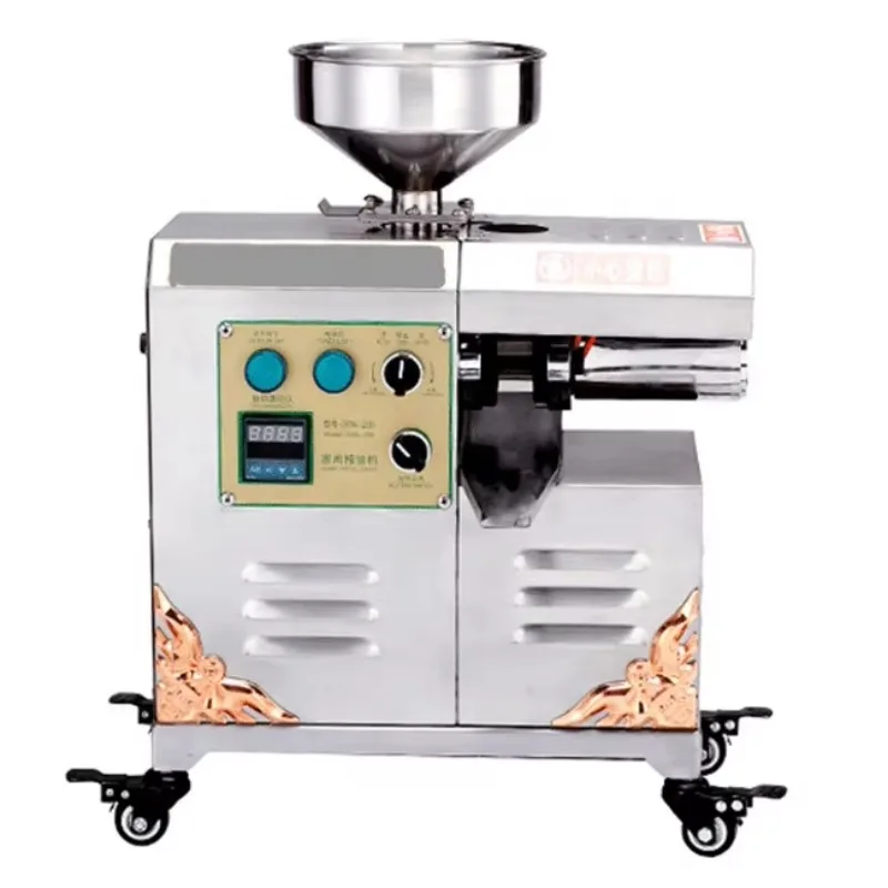 

Quality Assured 10-15KG/H Full Automatic Automatic Oil Pressers Cocoa Butter Oil Extracting Machine