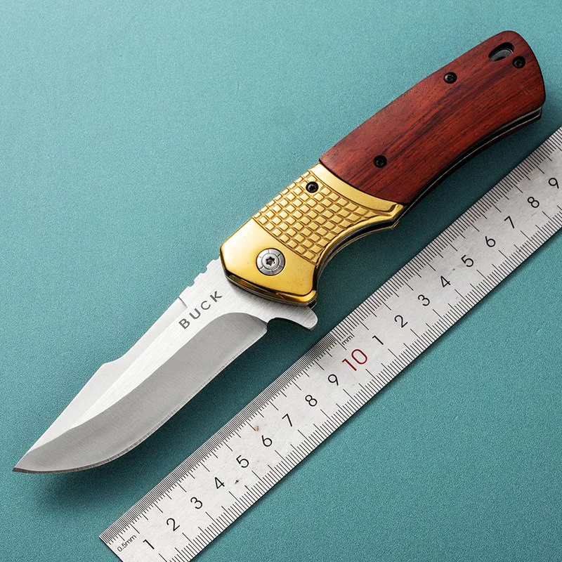 

Hot Sale BK Stainless Steel Outdoor Folding Knife, High Hardness Self-defense Pocket Knife, Camping Survival Knives, Fishing EDC