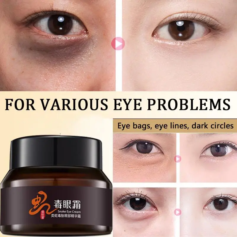 Snake Venom Eye Cream Peptide Collagen Serum Anti-Wrinkle Anti-Age Remove Dark Circles Against Puffiness And Bags Eye Care