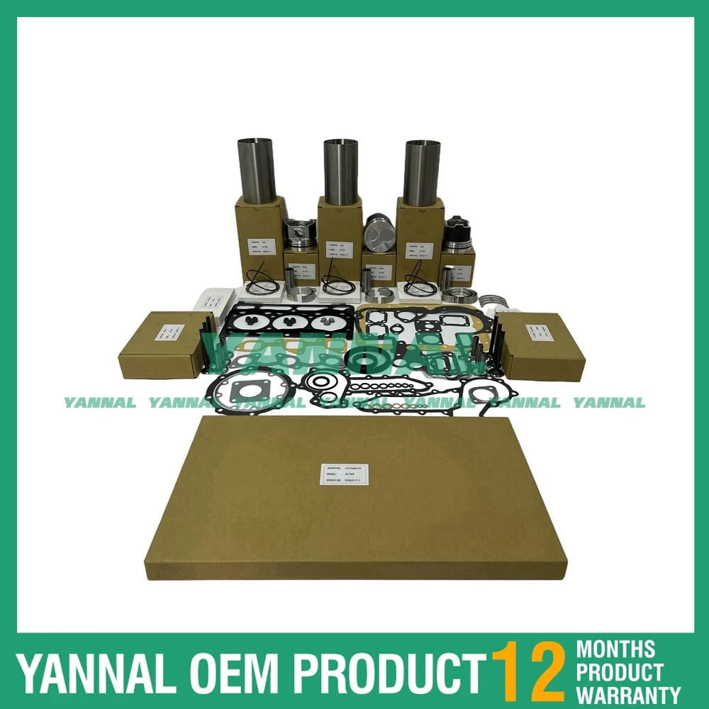 Competitive Price Standard Overhaul rebuild Kit For Kubota D1703 D1703E engine Bobcat 325C