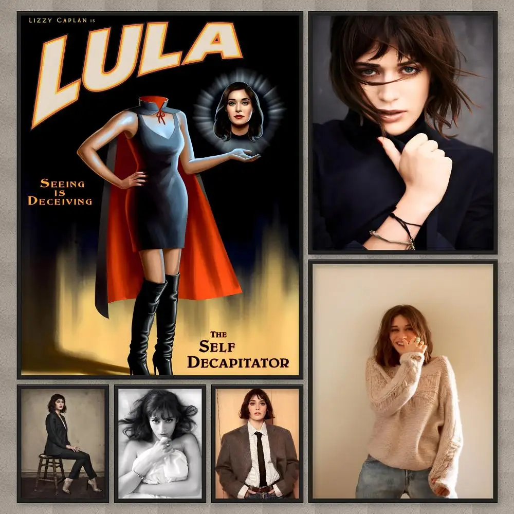Lizzy C-Caplan Famous singer Poster HD Wall Art Home Decor Waterproof Print Bedroom Garage Party Gift