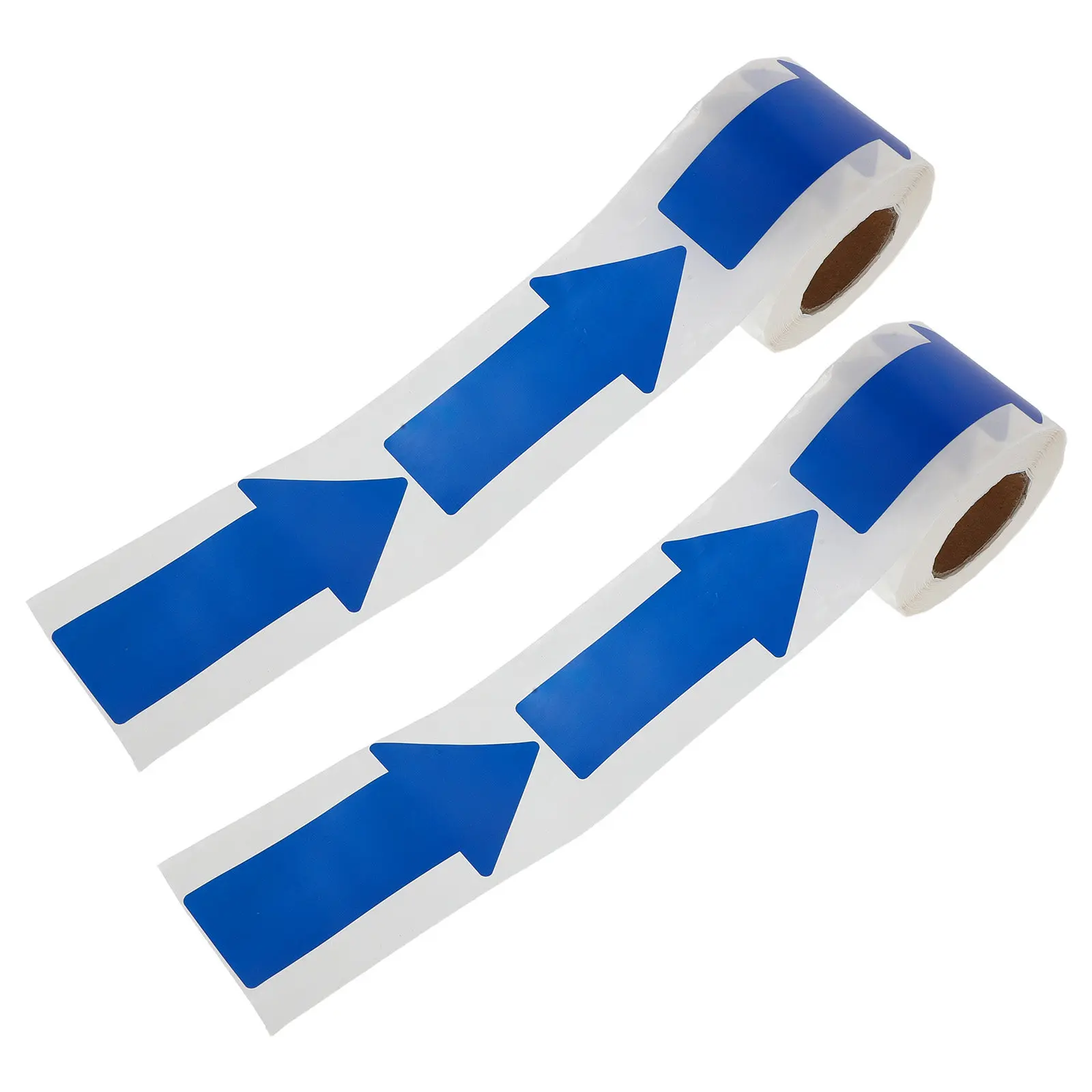2 Rolls Industrial Pipe Labels Directional Arrow Stickers Self Adhesive Markers for Plumbing Water Pipeline Flow Gas Pipe