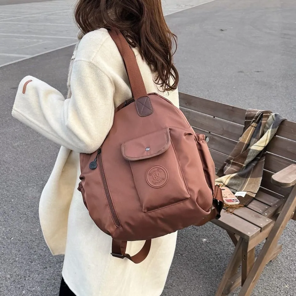 Large Capacity Ladies Travel Backpack Mommy Bag Lightweight Portable Short Trip Outing Bag Fashionable New 2025 Model