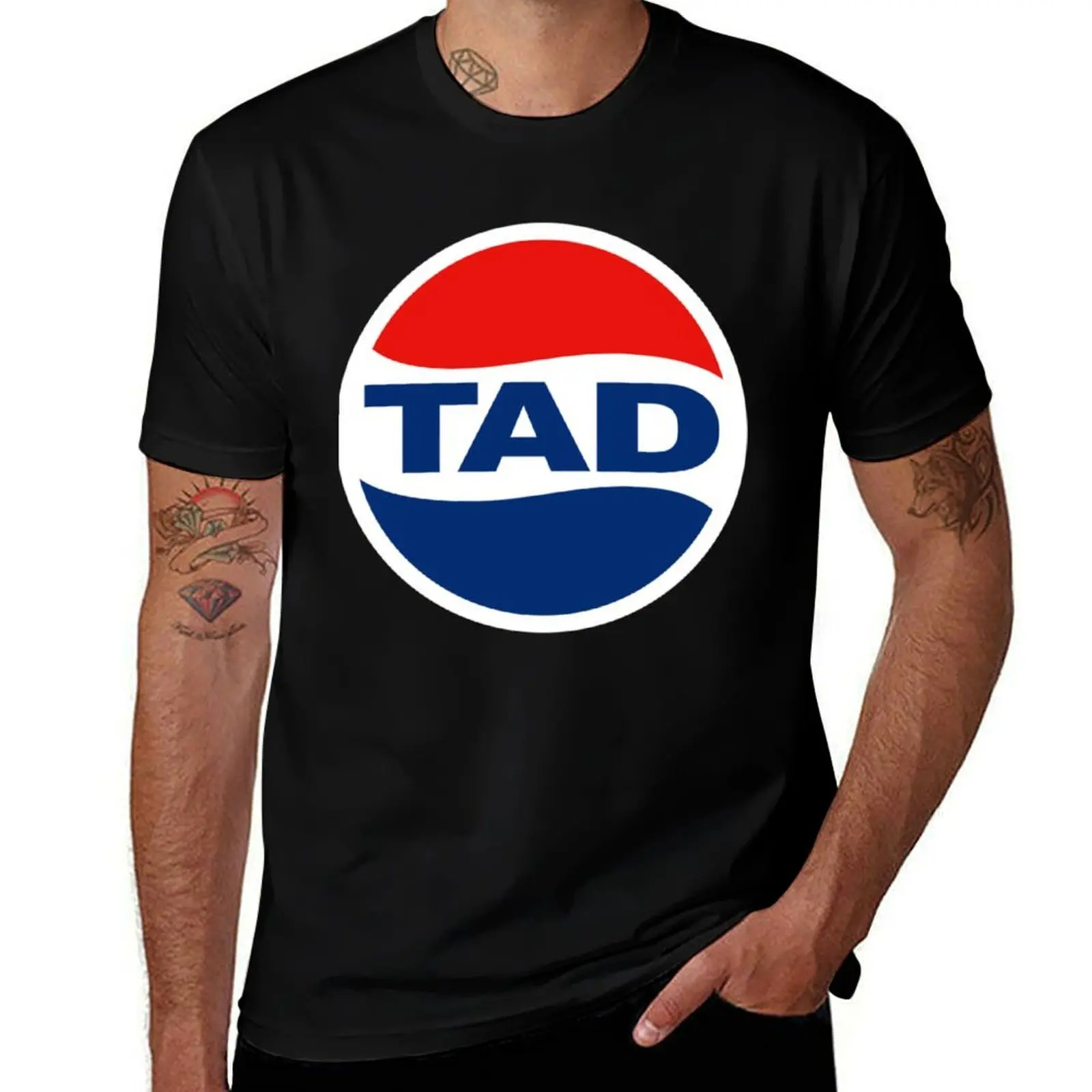 

TAD BAND LOGO T-Shirt affliction shirts T-shirts oversize boys whites funny costumes T-shirt men