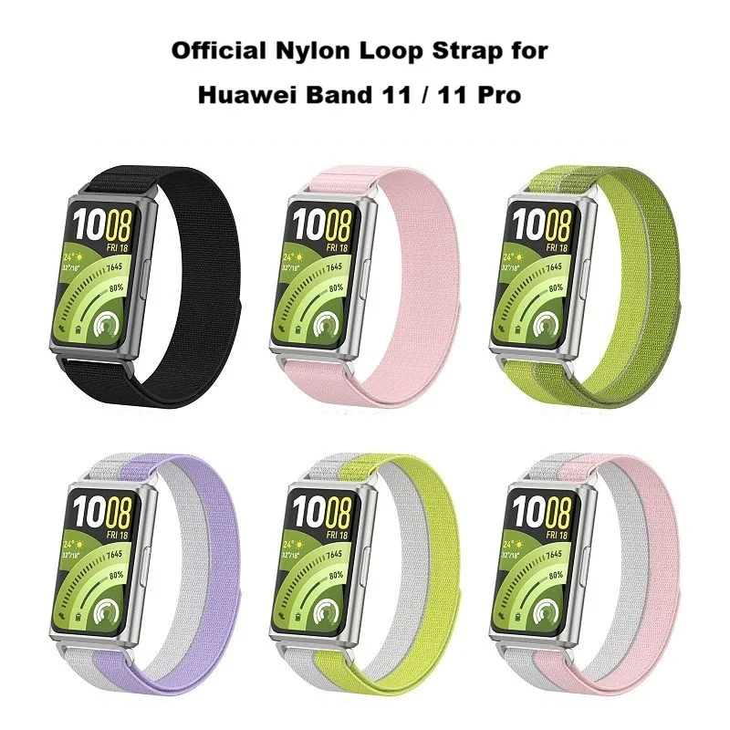 pulseira-de-nylon-para-huawei-watch-band-11-pulseira-esportiva-macia-e-respiravel-ajustavel-para-huawei-band-11-pro