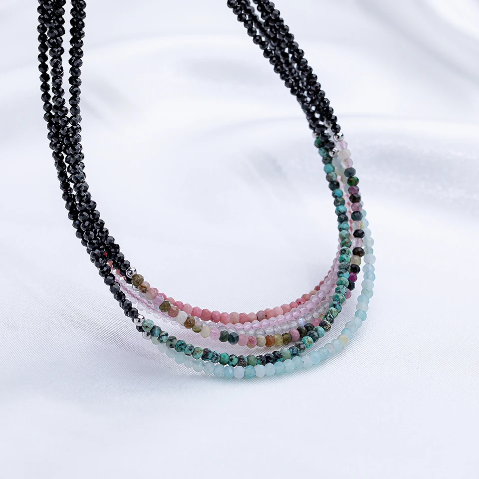 Natural Stone Neckl… - image