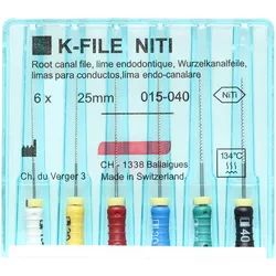 6 adet/paket 21/25/31mm diş K-FILE NiTi esnek Endo kök kanal K dosyaları el kullanımı endodontik nikel titanyum diş hekimliği malzemeleri