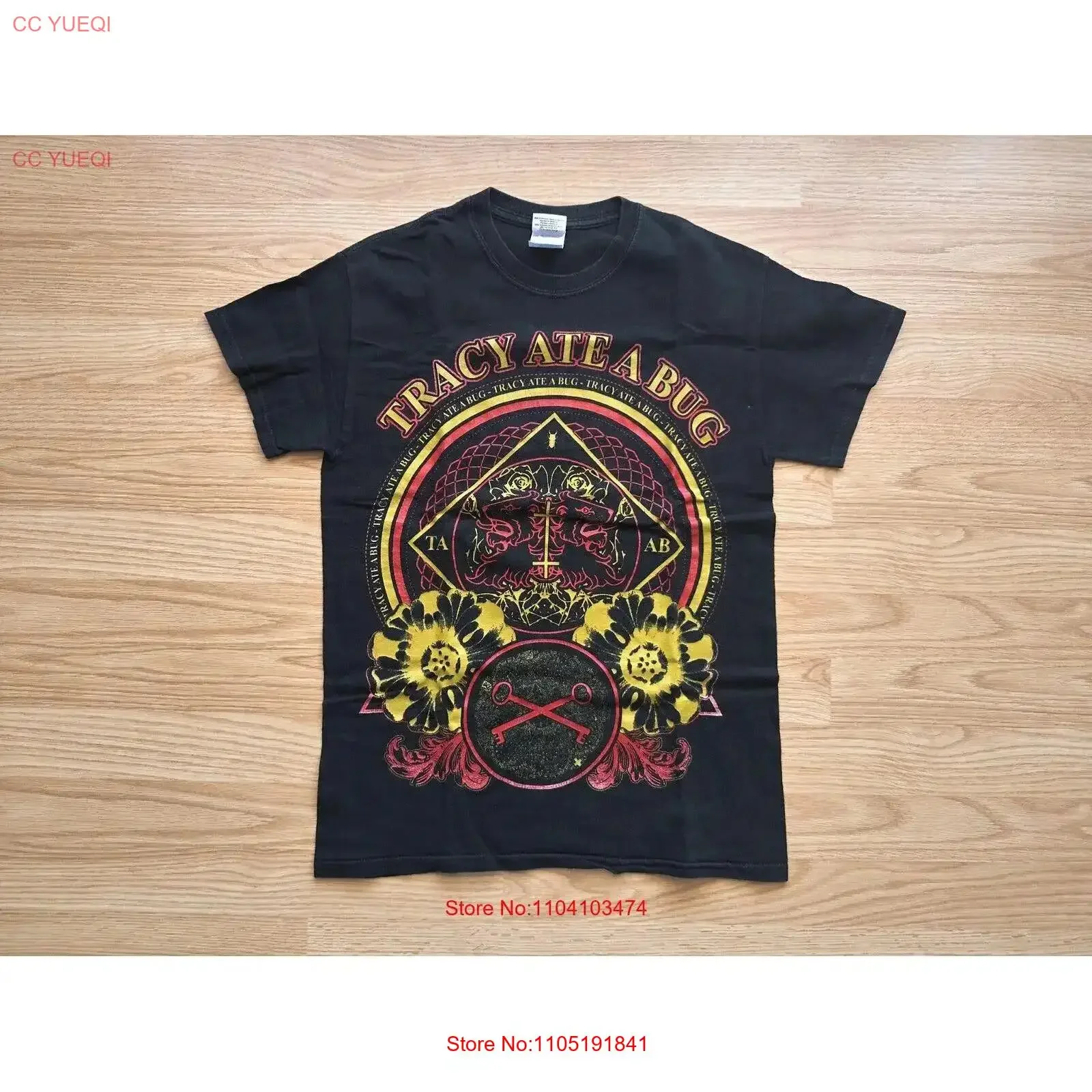 Tracy Ate A Bug German Electronicore trancecore Band T Shirt Size S vintage Washed graphic Soft designer clothes Stylish