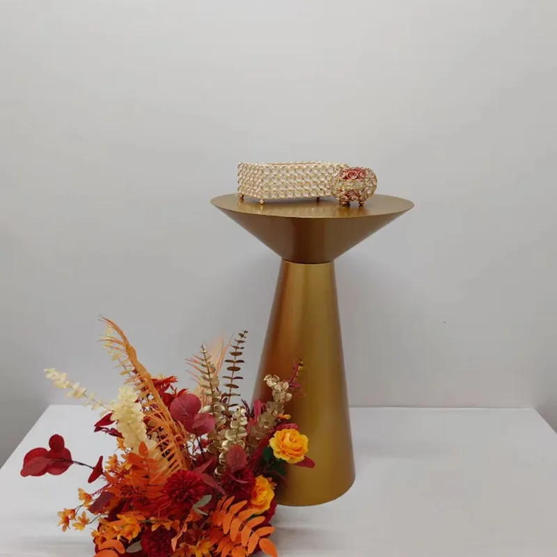 Metal gold cake stand wedding dessert table props party event base stand display stand arrangement