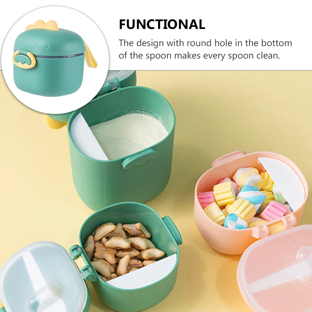 

Moisture-Proof Milk Powder Box Formula Dispenser Infant Travel Container Leak-Resistant Powder Holder Reusable Pp