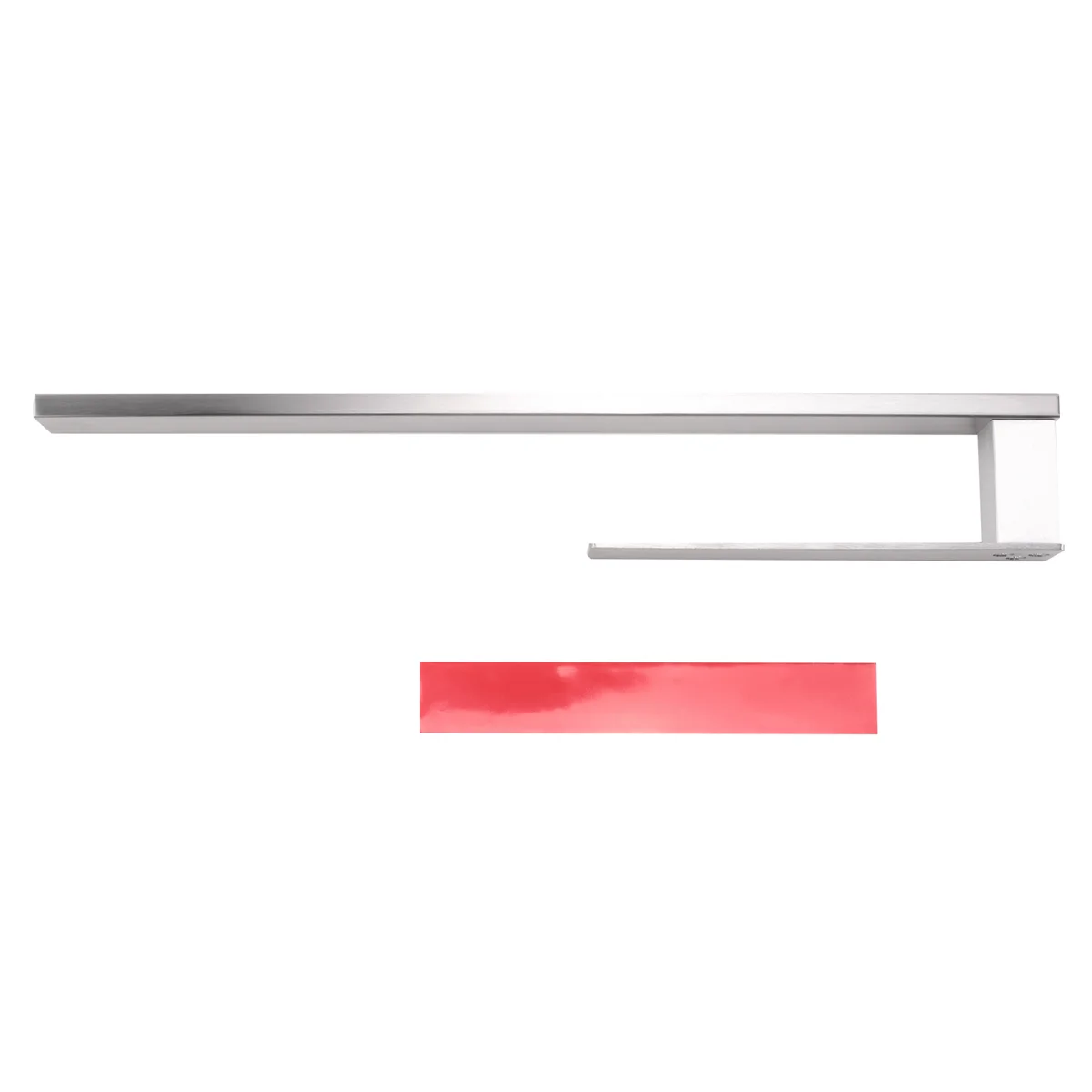 스테인레스 스틸 타올 랙, 자체 접착, 펀치 없음, 블랙 욕실 변기 타올 랙 (실버), A62X, 39cm