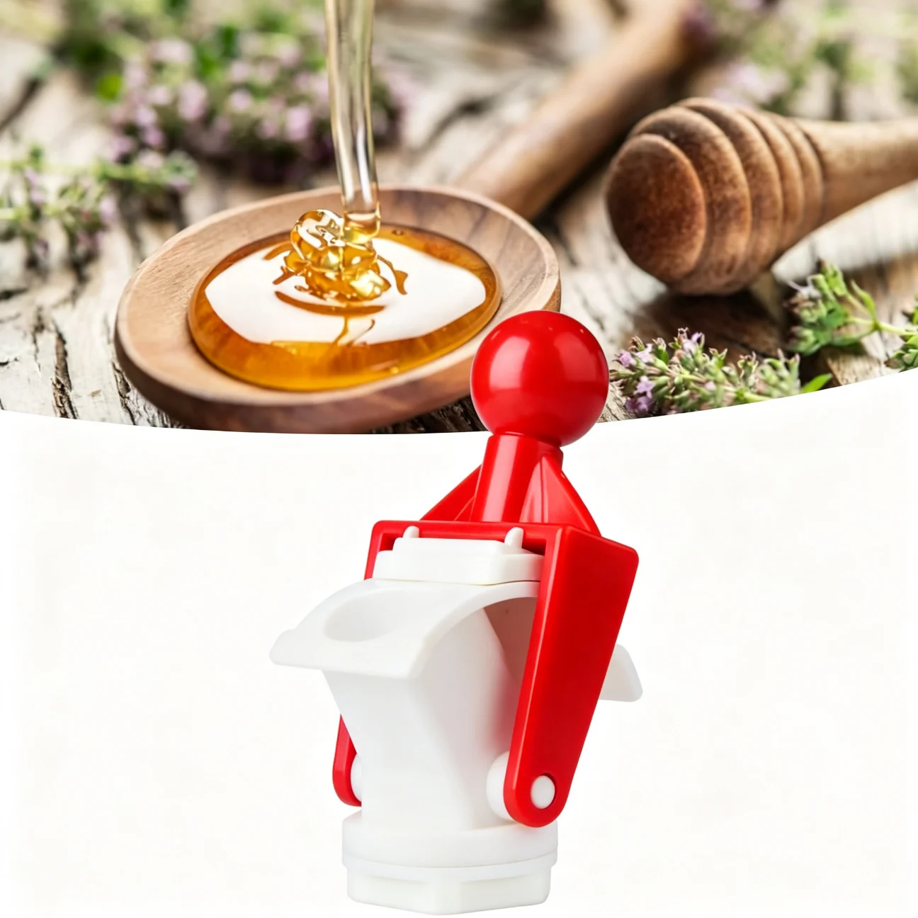 Honey Extractor Gate Honeycomb Equipment Portable Honey Flow Controlled Valve Head Honey Shaker Extractor Beekeeping Tools