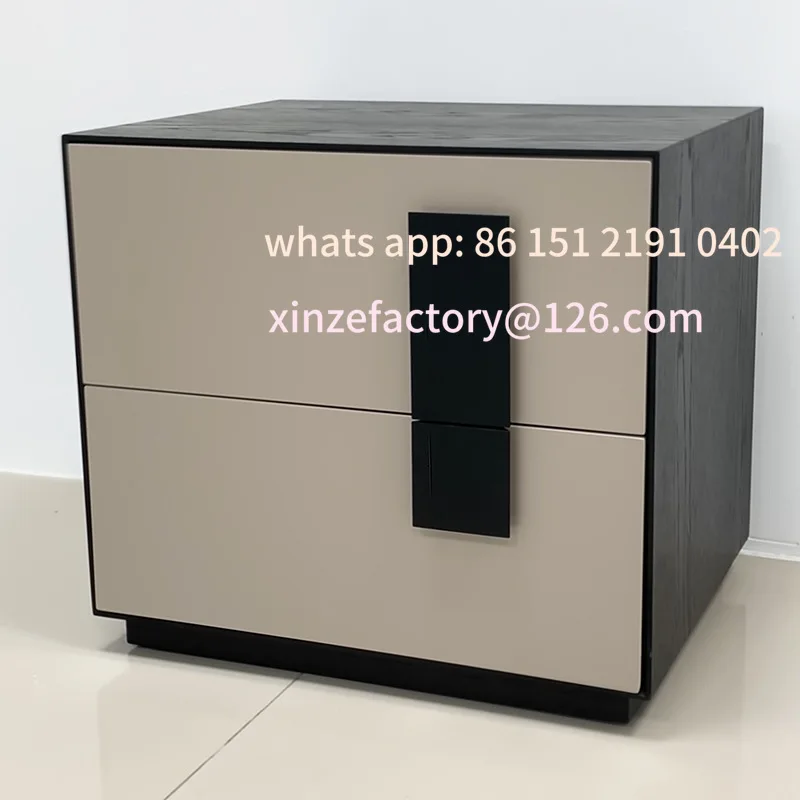 

Customizable Modern Italian Minimalist Bedroom Bedside Tables Lockers