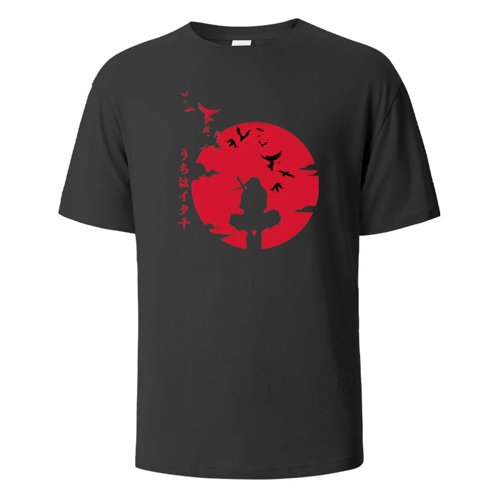 Ninjas Print T-Shirt Sommer T-Shirts für Männer Frauen 100% Baumwolle O-Ausschnitt Overs ize Casual Kurzarm Tops