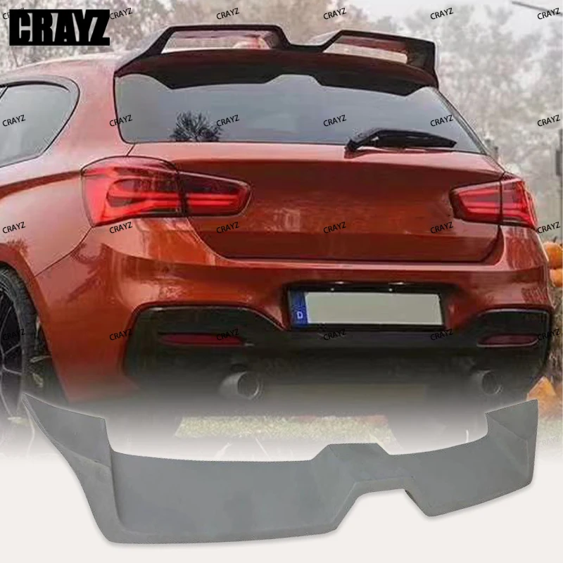 

Для BMW 1 серии F20 116i 120i 118i 2016 2017 2018 FRP/углеродное волокно в стиле OU внешний задний спойлер хвостовой багажник багажник крыло воздушное крыло
