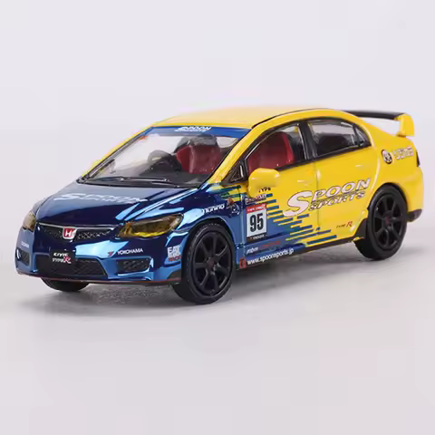 SHADOW 1:64 Civic Type-R Sedan(FD2) Spoon Alloy Model Car TMCS Malaysia Special Edition