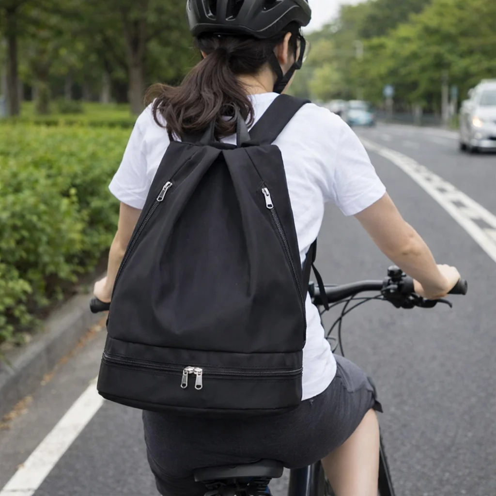 Water Wet Dry Separation Fitness Bag Waterproof Foldable Travel Handbag Large Capacity Portable Sports Shoulder Tote Gym