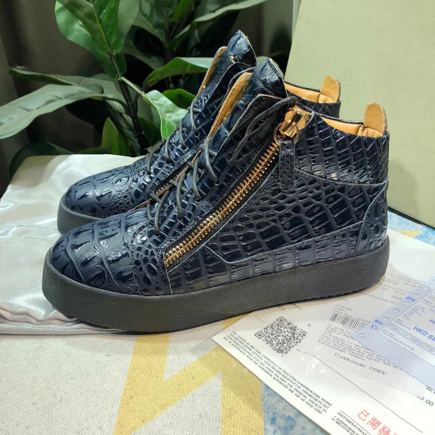 

Top Casual Sneakers for Men Brand Designer Women High-top Tennis shoes 35-48 Luxury Genuine Leather GZ Sports ABA1201