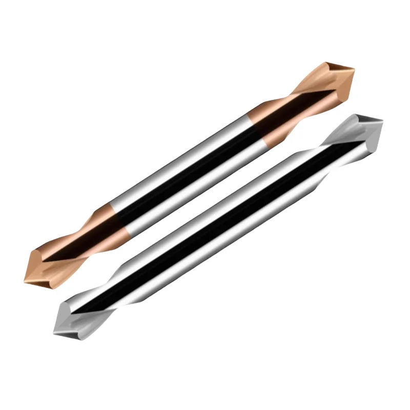 1 unidade 3-12 mm 90 °   Revestimento de estanho carboneto 2 flauta dupla cabeça ponto fixo broca cnc ferramentas broca mecânica