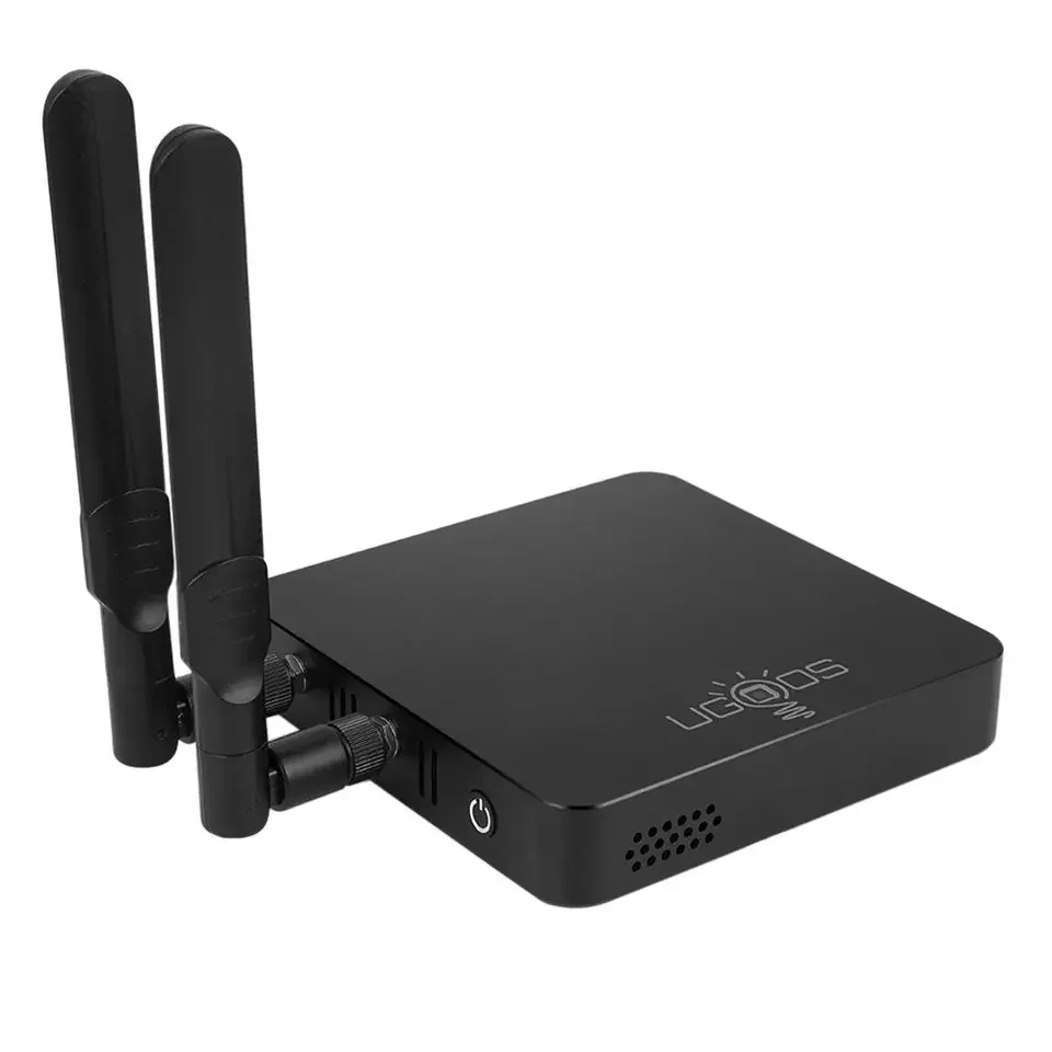 ใหม่ Ugoos AM6B Plus Wifi 6 สมาร์ท Android 9.0 กล่องทีวีสนับสนุน Dolby 4k Amlogic S922XJ DDR4 4GB 32GB Set-top Box