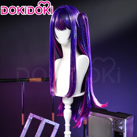 Парик Hoshino Ai из аниме Oshi no Ko фиолетовый 65 см