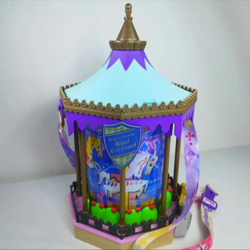

Shanghai Disneyland original Cinderella musical carousel-shaped storage bucket decoration item as a children's gift or souvenir