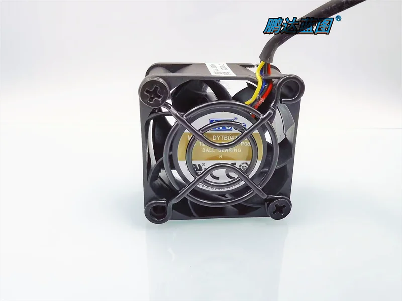 DYTB0420B2S double ball bearing PWM temperature control 4020 high turn 12V 0.65A with mesh 4CM cooling fan 40*40*20MM