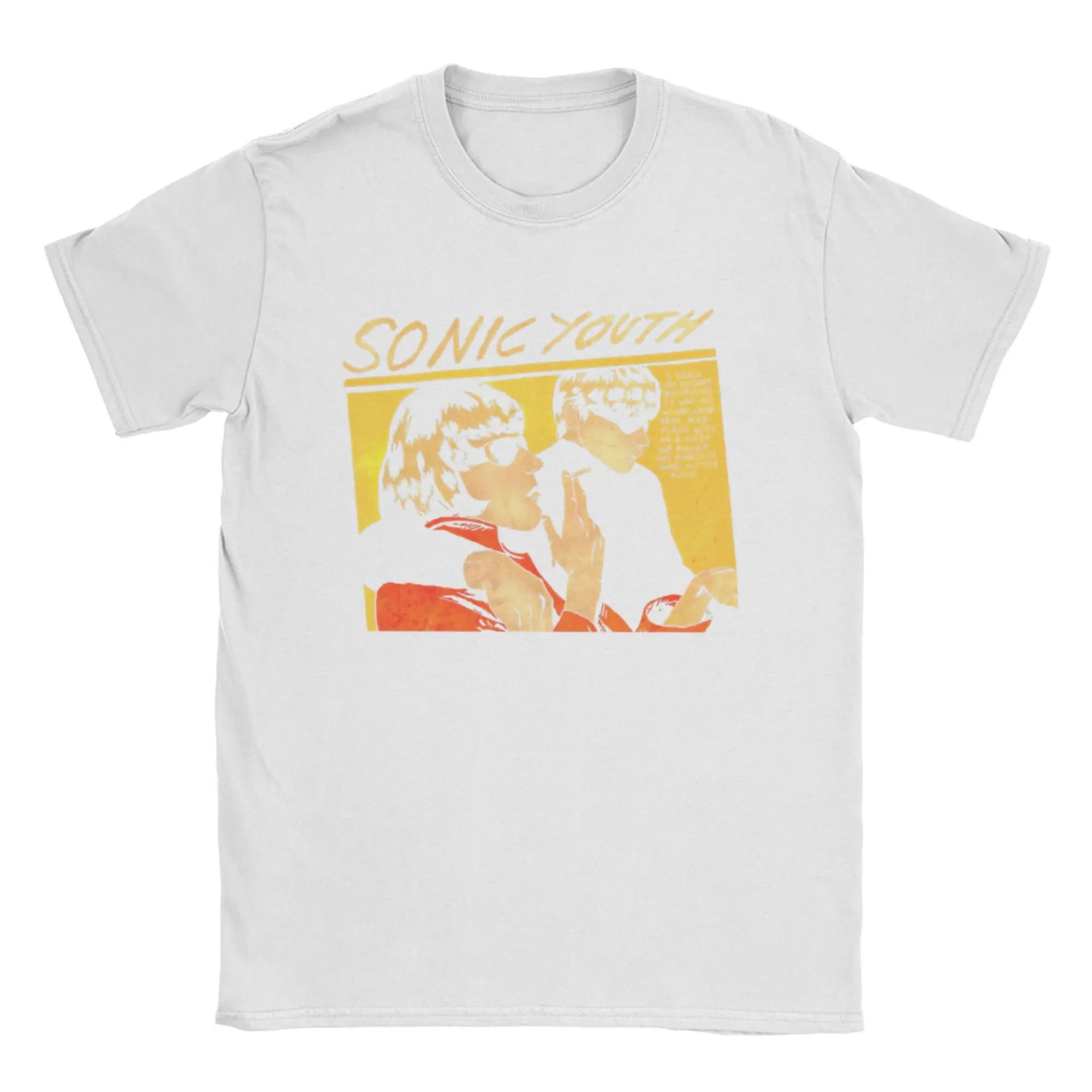 الرجال النساء سونيك الشباب روك باند تي شيرت ملابس علوية من القطن الجدة قصيرة الأكمام س الرقبة تي شيرت حجم كبير تي شيرت #4
