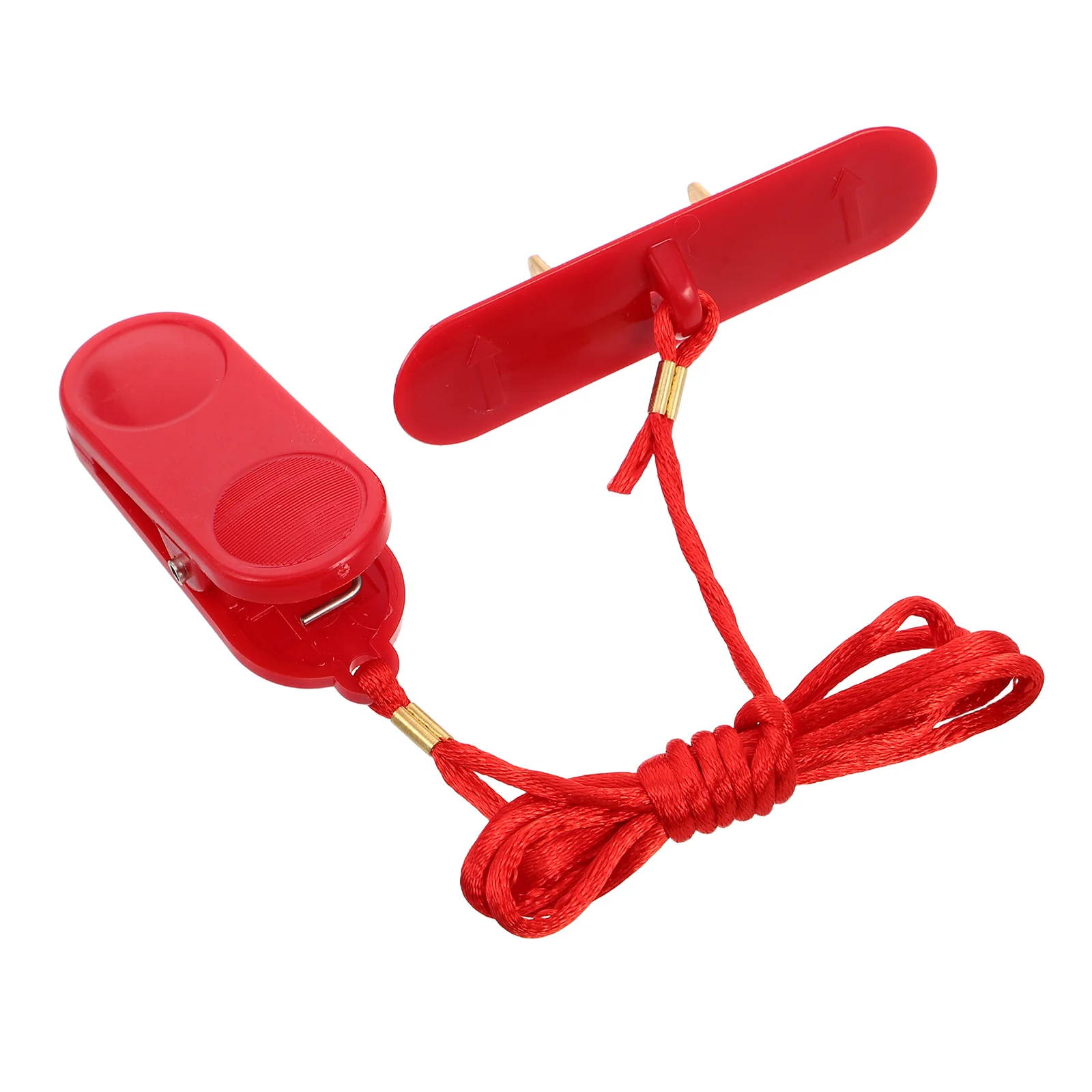 

1PC Double Insert Emergency Stop Switch Treadmill Safety Key Replacement Fitness Equipment Accessory Plastic Copper Start Lock