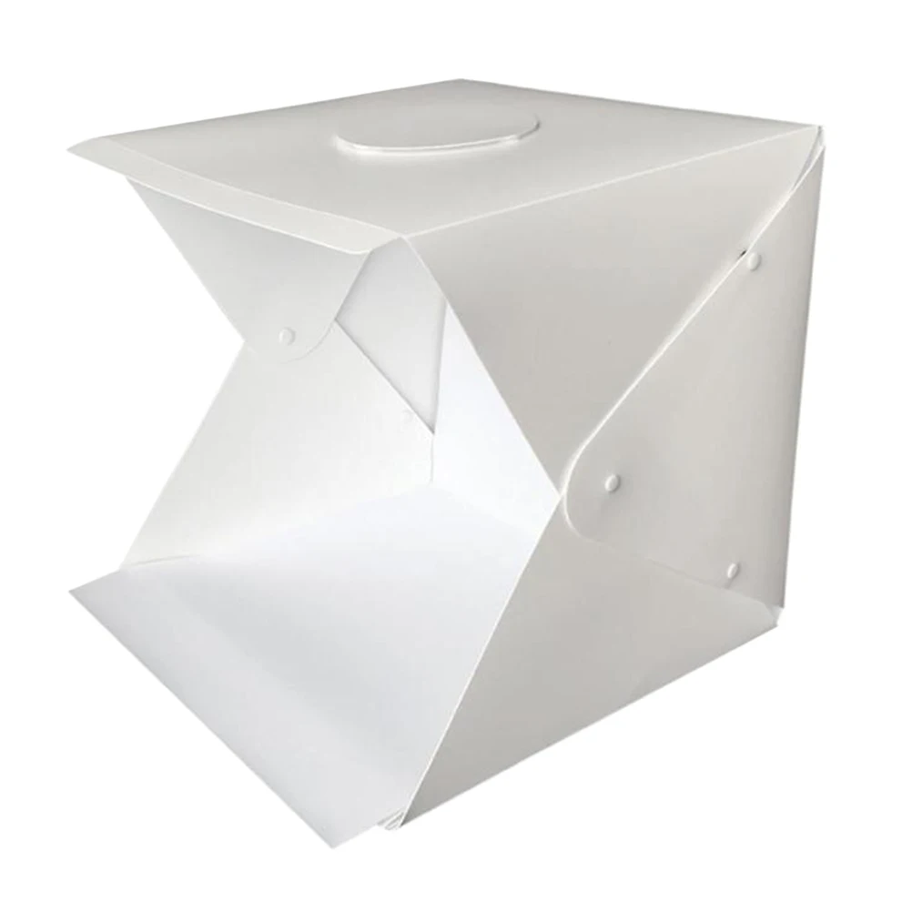 

1 pc Photography Light Box Small Tent Foldable Lights White Plastic Dimmable Studio Shoe Watch Toy Background