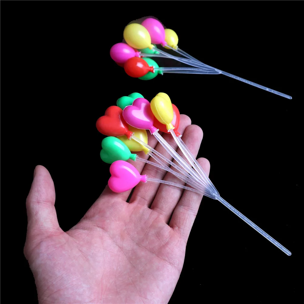 Dollhouse Miniature 1:12 Living Room Plastic Multicolor Balloon String Toys