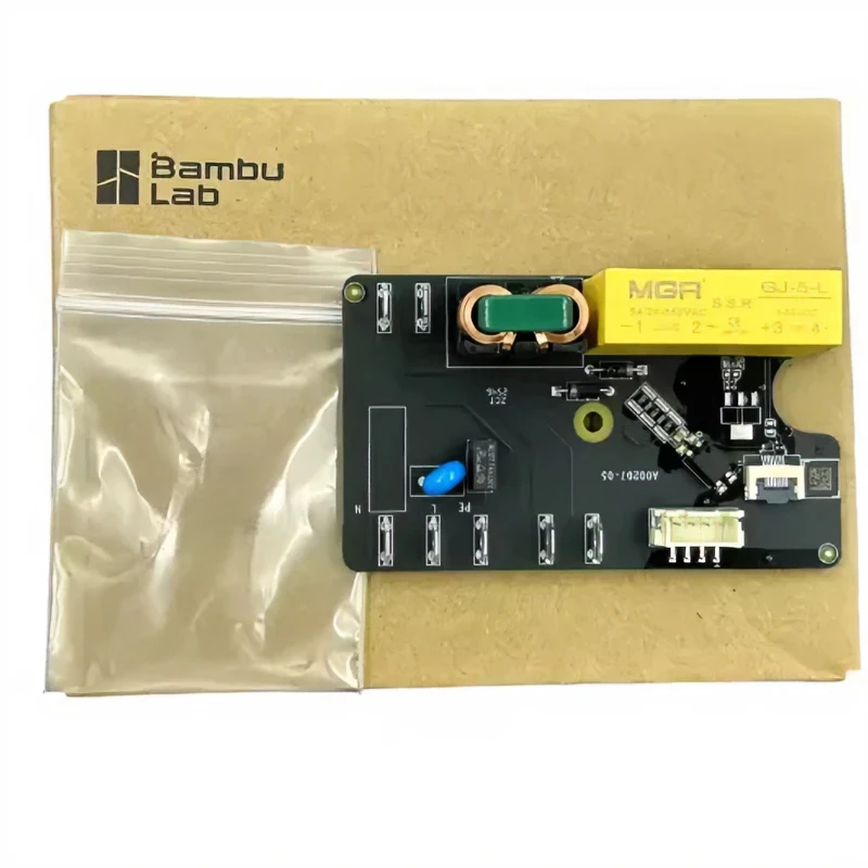 Płyta sterująca zasilaniem AC do drukarki 3D Bambu Lab A1, model DLB021-V2, przeznaczona do drukarki 3D Bambu Lab A1 i do naprawy drukarek 3D Bambu Desktop. — zdjęcie produktu 5