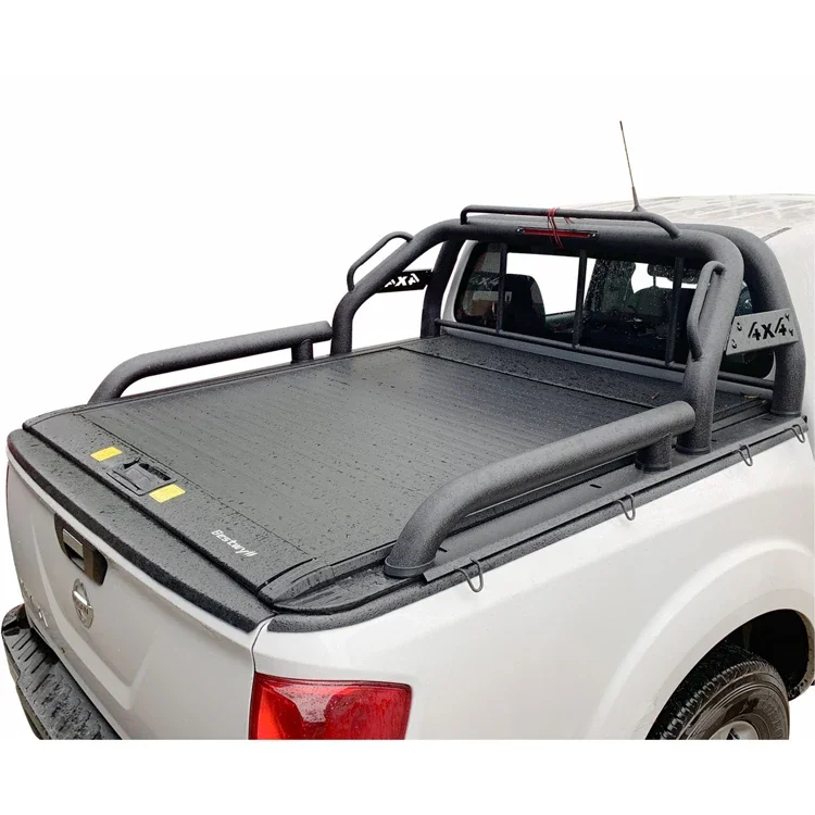 BESTWYLL Affordable Pick Up Truck Cover Manual Bed Cover Retractable Tonneau Cover For Nissan Frontier 2007-2014 Double Cab K61